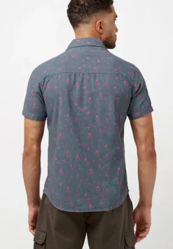 Suma Short Sleeve Slim-fit Shirt, Charcoal - BM23892