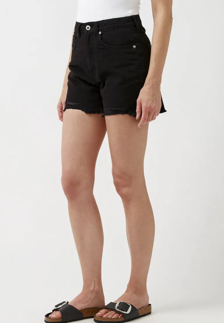 Super High Rise Joanna Frayed Shorts - BL15913