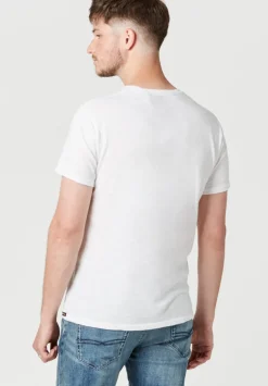 Tacio Men's Banner Wave Americana T-Shirt in White - BM23762