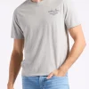 Tastrup Men's Graphic T-Shirt with Horseshoes Print, Heather Grey - BM24637