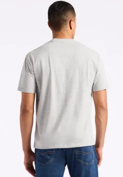 Teagle Men's Graphic T-Shirt with Eagle Print, Heather Grey - BM24647