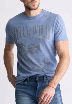 Tice Men's Short-Sleeve Graphic T-Shirt, Coronet Blue - BM24472