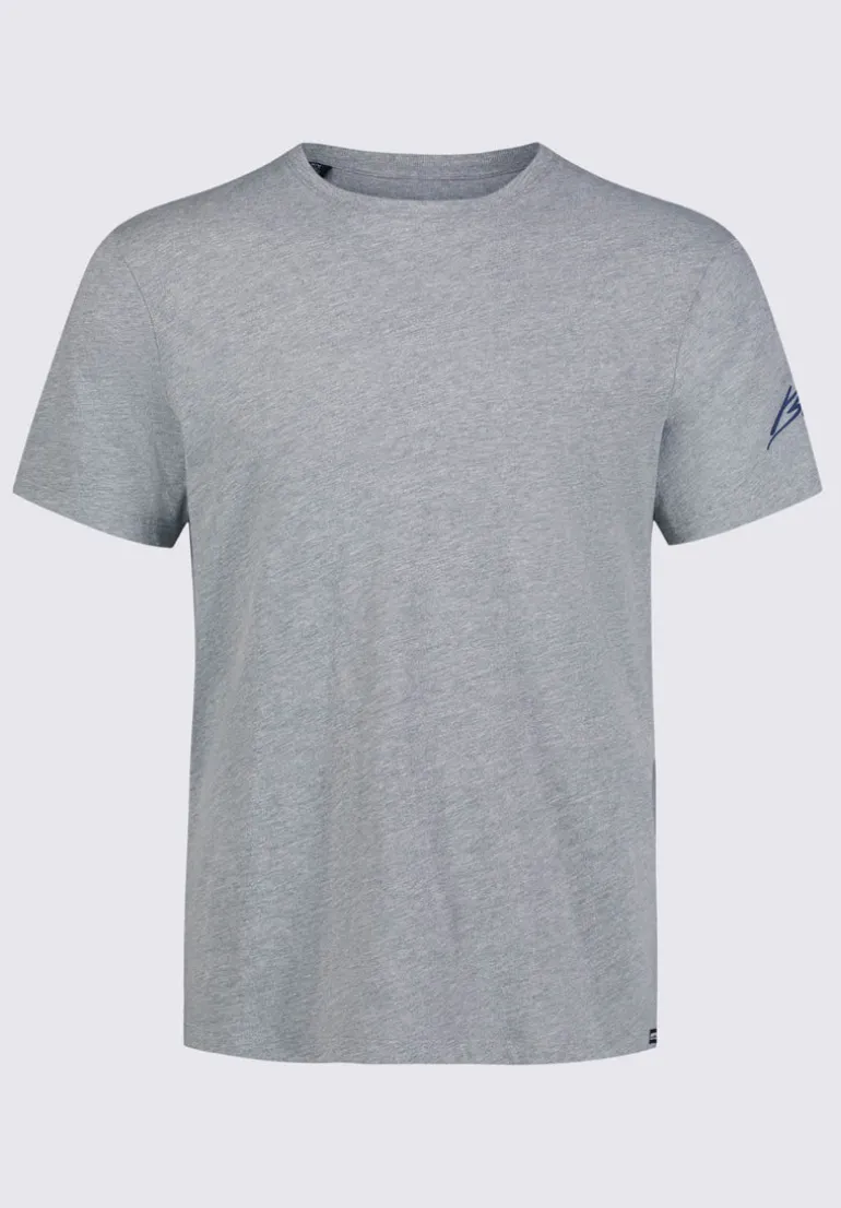 Timmy Men's Back Print T-shirt in Heather Grey - BM24316