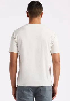 Tison Men's Graphic T-Shirt with Buffalo Print, Milk - BM24645