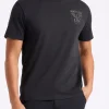 Tonder Men's Graphic T-Shirt with Eagle Print, Black - BM24634
