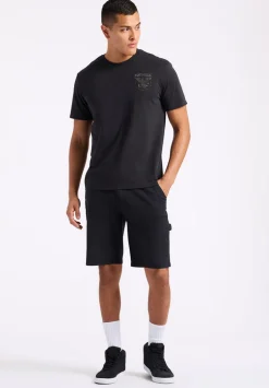 Tonder Men's Graphic T-Shirt with Eagle Print, Black - BM24634