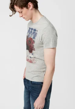 Tuca Americana Men's Flag T-Shirt in Grey - BM23763