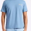 Tuffalo Men's Graphic T-Shirt with Buffalo Print, Coronet Blue - BM24644