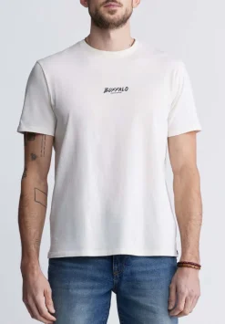 Tumuch Men's Short Sleeve Graphic T-shirt, White - BM24332