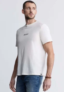 Tumuch Men's Short Sleeve Graphic T-shirt, White - BM24332