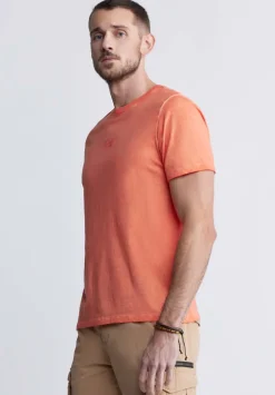 Tundra Men's Short Sleeve Graphic T-shirt, Orange - BM24347