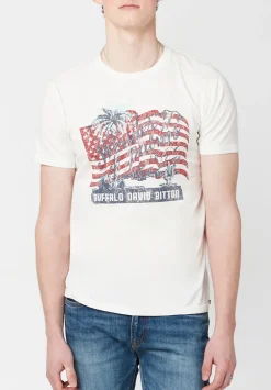 Wonder Palms Toliber Men's T-Shirt in White - BM23679