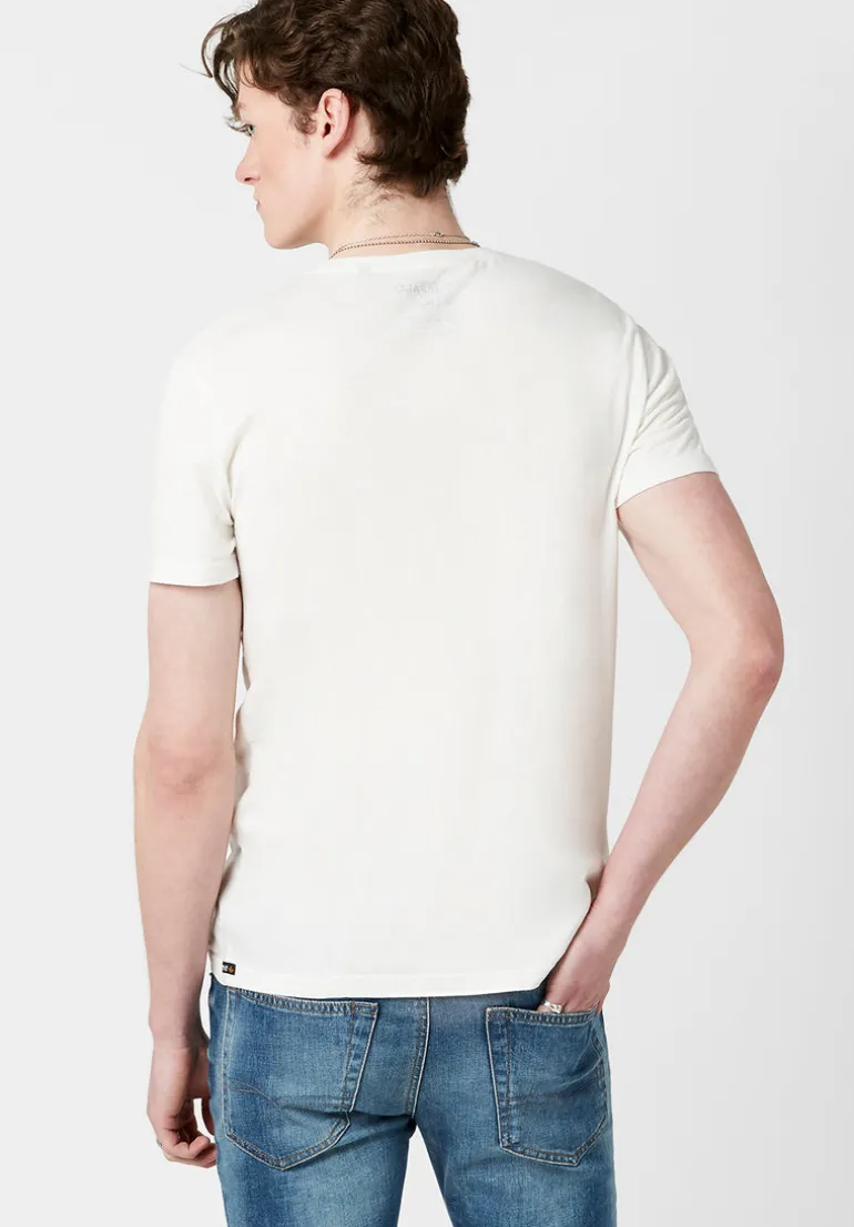 Wonder Palms Toliber Men's T-Shirt in White - BM23679
