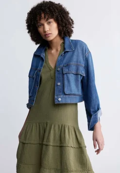 Zinnia Women's Ruffled Dress in Olive Green - WD0033P